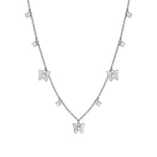 Load image into Gallery viewer, MYSOPHIE NECKLACE 029902/010 BUTTERFLIES &amp; CZ PENDANTS
