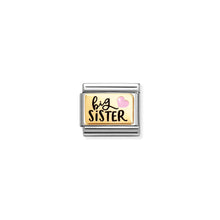 Load image into Gallery viewer, COMPOSABLE CLASSIC LINK 030289/05 BIG SISTER IN 18K GOLD AND ENAMEL
