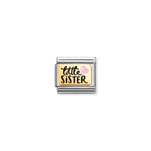 Load image into Gallery viewer, COMPOSABLE CLASSIC LINK 030289/06 LITTLE SISTER IN 18K GOLD AND ENAMEL
