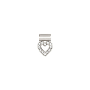 SEIMIA PENDANT 148865/022 HEART WITH WHITE CZ