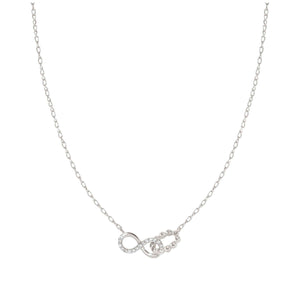 LOVECLOUD NECKLACE SILVER WITH CZ 240504/006 INFINITY