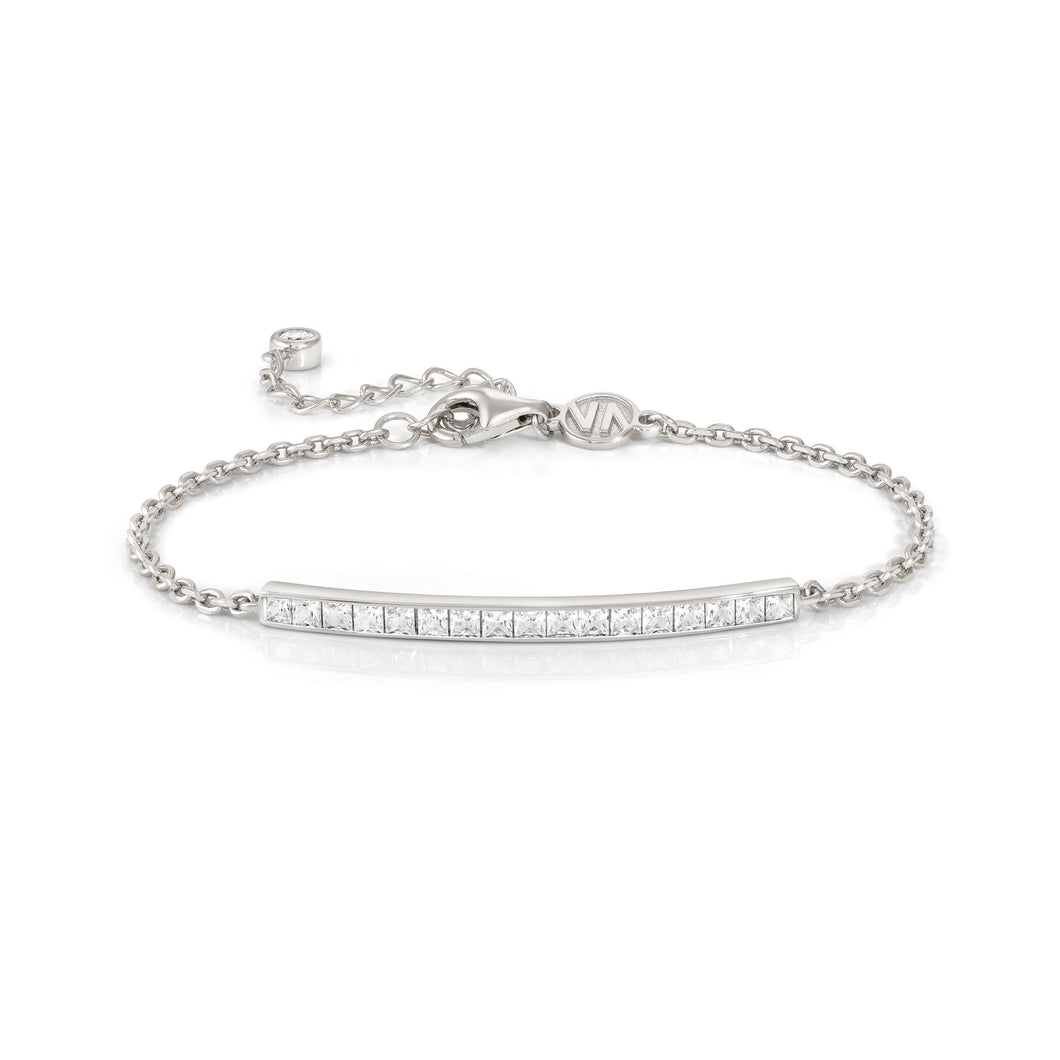 CARISMATICA BRACELET 240901/031 SILVER BAR WITH CZ