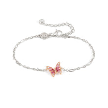 Load image into Gallery viewer, CRYSALIS BRACELET 241102/040 ROSE GOLD BUTTERFLY WITH CZ
