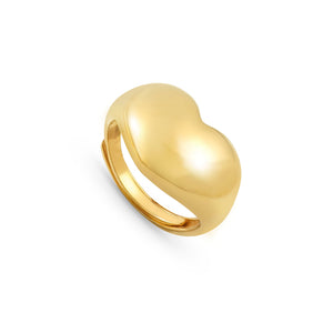 ARMONICA RING 241301/006 GOLD LARGE HEART