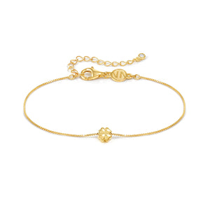 ARMONICA BRACELET 241302/003 GOLD FOUR LEAF CLOVER PENDANT