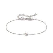 Load image into Gallery viewer, ARMONICA BRACELET 241302/004 SILVER HEART PENDANT
