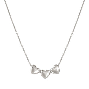 ARMONICA NECKLACE 241305/004 SILVER HEARTS