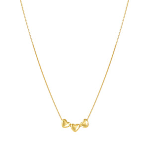 ARMONICA NECKLACE 241305/006 GOLD HEARTS