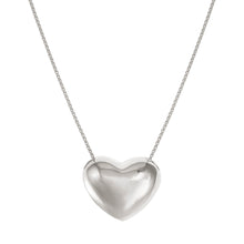 Load image into Gallery viewer, ARMONICA NECKLACE 241306/004 LARGE SILVER HEART PENDANT
