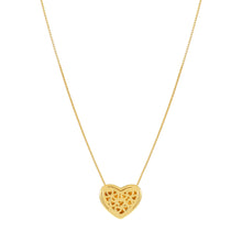 Load image into Gallery viewer, ARMONICA NECKLACE 241306/006 LARGE GOLD HEART PENDANT
