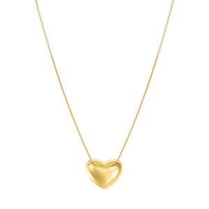 ARMONICA NECKLACE 241306/006 LARGE GOLD HEART PENDANT