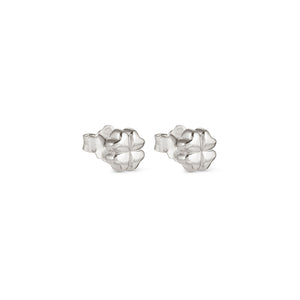 ARMONICA EARRINGS 241307/001 SMALL SILVER FOUR LEAF CLOVER STUDS