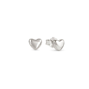 ARMONICA EARRINGS 241307/004 SMALL SILVER HEART STUDS