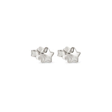 Load image into Gallery viewer, ARMONICA EARRINGS 241307/007 SMALL SILVER STAR STUDS
