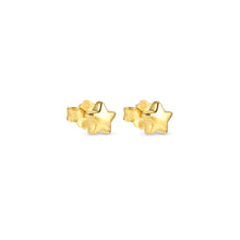 Load image into Gallery viewer, ARMONICA EARRINGS 241307/009 SMALL GOLD STAR STUDS
