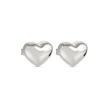 Load image into Gallery viewer, ARMONICA EARRINGS 241308/004 LARGE SILVER HEART STUDS
