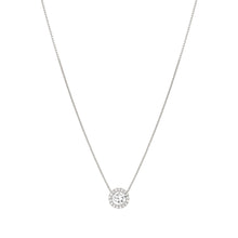 Load image into Gallery viewer, SEIDIVINA NECKLACE 241402/010 SILVER WHITE CZ PENDANT
