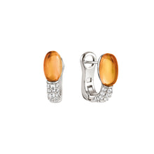 Load image into Gallery viewer, MYRADIANCE EARRINGS 241504/040 AMBER WITH CZ
