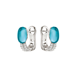 MYRADIANCE EARRINGS 241504/010 BLUE WITH CZ