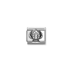 COMPOSABLE CLASSIC LINK 330101/92 APULIAN BUD IN 925 SILVER