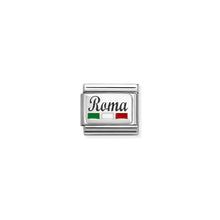 Load image into Gallery viewer, COMPOSABLE CLASSIC LINK 330209/54 ROME IN 925 SILVER &amp; ENAMEL
