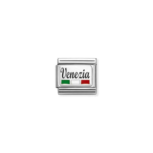 COMPOSABLE CLASSIC LINK 330209/56 VENICE IN 925 SILVER & ENAMEL