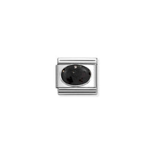 Load image into Gallery viewer, COMPOSABLE CLASSIC LINK 330510/43 LAVA STONE OVAL IN 925 SILVER
