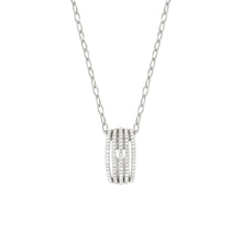 Load image into Gallery viewer, LOVELIGHT NECKLACE 149707/008 SILVER PENDANT WITH WHITE CZ
