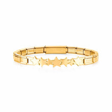 Load image into Gallery viewer, TRENDSETTER BRACELET 021111/005 GOLD PVD STARS
