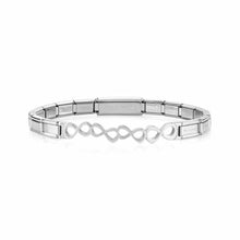 Load image into Gallery viewer, TRENDSETTER BRACELET 021126/026 STAINLESS STEEL INFINITY SYMBOLS
