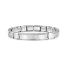 Load image into Gallery viewer, TRENDSETTER BRACELET 021137/001 STAINLESS STEEL &amp; CZ
