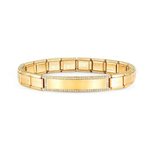 Load image into Gallery viewer, TRENDSETTER BRACELET 021138/012 GOLD PVD &amp; CZ
