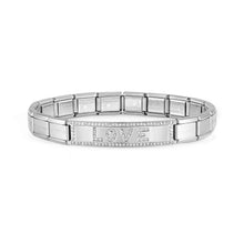 Load image into Gallery viewer, TRENDSETTER LOVE BRACELET 021139/014 STAINLESS STEEL &amp; CZ
