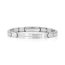 Load image into Gallery viewer, TRENDSETTER SMARTY BRACELET 021151/001 STAINLESS STEEL &amp; CZ
