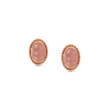 Load image into Gallery viewer, EARRINGS 027820/039 APRICOT CHALCEDONY
