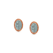 Load image into Gallery viewer, EARRINGS 027820/040 MILKY AQUAMARINE
