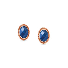 Load image into Gallery viewer, EARRINGS 027821/007 BLUE CZ
