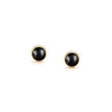 Load image into Gallery viewer, EARRINGS 027842/002 BLACK AGATE
