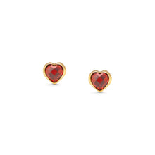 Load image into Gallery viewer, EARRINGS 027843/005 RED CZ
