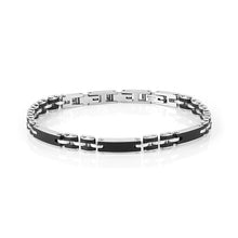 Load image into Gallery viewer, STRONG MEN&#39;S BRACELET 028300/003 STEEL WITH BLACK PVD
