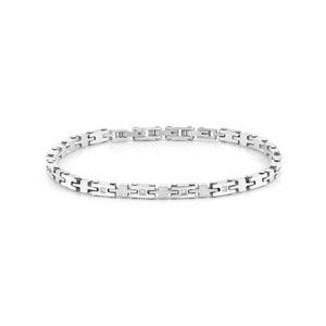 STRONG DIAMOND BRACELET 028316/001 STAINLESS STEEL & WHITE DIAMONDS