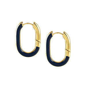 DRUSILLA BLUE EARRINGS 028713/004 GOLD WITH CZ