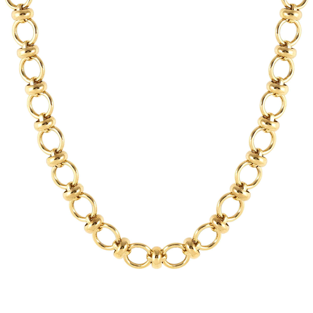 UNCONDITIONALLY LONG NECKLACE 029102/012 GOLD CHAIN