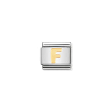 Load image into Gallery viewer, COMPOSABLE CLASSIC LINK 030101/06 LETTER F IN 18K GOLD
