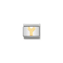 Load image into Gallery viewer, COMPOSABLE CLASSIC LINK 030101/25 LETTER Y IN 18K GOLD
