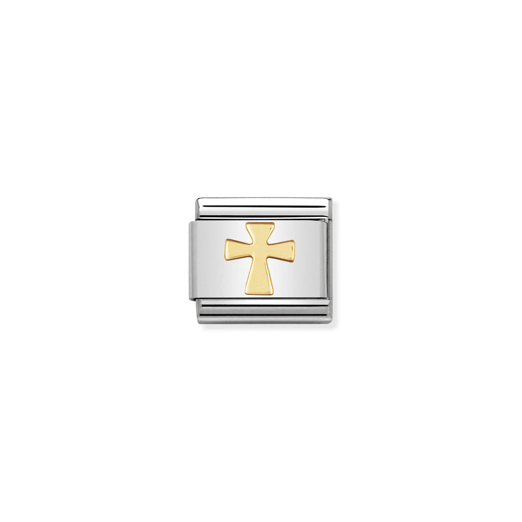 COMPOSABLE CLASSIC LINK 030105/01 CROSS IN 18K GOLD