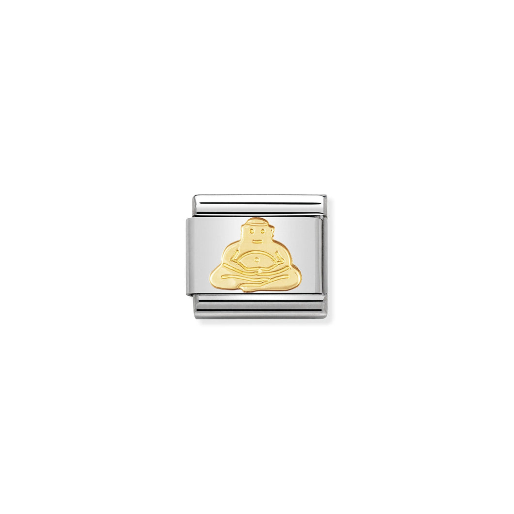 COMPOSABLE CLASSIC LINK 030105/06 BUDDHA IN 18K GOLD