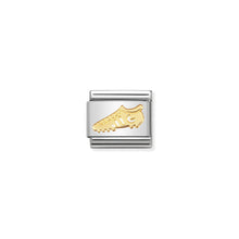 Load image into Gallery viewer, COMPOSABLE CLASSIC LINK 030106/04 FOOTBALL BOOT IN 18K GOLD
