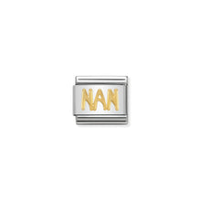 Load image into Gallery viewer, COMPOSABLE CLASSIC LINK 030107/17 NAN WRITING IN 18K GOLD
