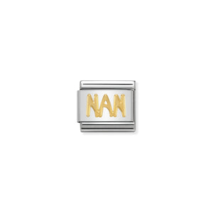 COMPOSABLE CLASSIC LINK 030107/17 NAN WRITING IN 18K GOLD